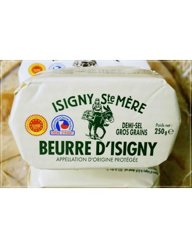 Beurre Demi-sel gros grains d'Isigny