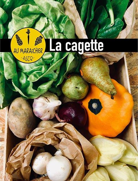 Au Maraîcher à Villeneuve d'Ascq vous propose sa cagette de légumes frais